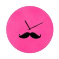 Crysto Pink Moustache Wall Clock CR726DE13VQWINDFUR