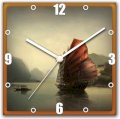 StyBuzz Vintage Ship Sailing Analog Wall Clock