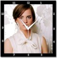 Shoprock Cute Emma Watson Analog Wall Clock (Black) 
