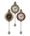 Uttermost Monarch Wall Clock - 4W in. - Set of 3  