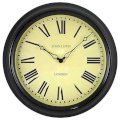 Lascelles Personalised Case Clock, Dia.45cm, Black