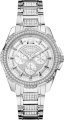 GUESS Unisex Crystal-Accent Stainless 42mm 59288
