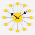 George Nelson Ball 13 in. Wall Clock - Yellow  