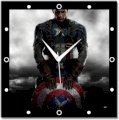  Shoprock Captain America Analog Wall Clock (Black) 