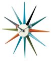 George Nelson Multi-Color 18.5 in. Sunburst Wall Clock