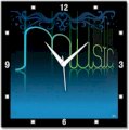  Shoprock Music Links Analog Wall Clock (Black) 