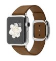 Đồng hồ thông minh Apple Watch 38mm Stainless Steel Case with Brown Modern Buckle