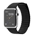 Đồng hồ thông minh Apple Watch 42mm Stainless Steel Case with Black Leather Loop
