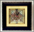 eCraftIndia Designer Jewelled with LED and Wooden Frame Analog Wall Clock