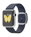 Đồng hồ thông minh Apple Watch 38mm Stainless Steel Case with Midnight Blue Modern Buckle