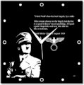  Shoprock Hitler Quote Analog Wall Clock (Black) 