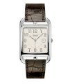 Hermes Midsize Stainless Steel Leather 33mm X 33mm 63749