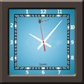  Lycans Anti 0001 Analog Wall Clock (Blue, Brown) 