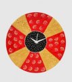 Rangrage The Vivid Vibrance Analog Wall Clock (Multicolor)
