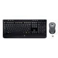Bộ bàn phím và chuột không dây Logitech MK520R (Đen)