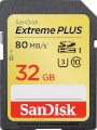 Sandisk SDHC Extreme Plus UHS-I 32GB 80MB/s