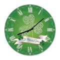 Đồng hồ treo tường Clockadoodledoo St Patrick Day – Celctic Cloverleaf