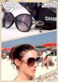 Kính mắt hàng hiệu sành điệu nữ Chanel 2015 Mã WD101