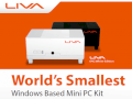 Mini PC ECS LIVA 64GB White Edition (Intel Bay Trail-M N2807 1.58GHz, Ram 2GB, HDD 64GB, Windows 8.1)