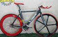 Xe Đạp Fixed Gear Visp 999 (Đen Đỏ)