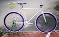 Xe Đạp Fixed Gear Trung Cấp (Trắng)