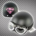 Mũ bảo hiểm HERO - HR1 - Super Man (Đen/hồng) (Kính phi công)