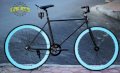 Xe Đạp Fixed Gear Cơ Bản (Đen Xanh)