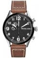 Đồng hồ Hangar Men's Brown Leather Chronograph 45mm MK7068