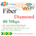 Lắp đặt internet wifi, truyền hình FPT tại HCM- Gói Fiber Diamond 80Mbp