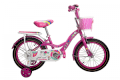 Xe đạp trẻ em CITY XL - 16 trắng tím
