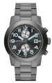 MARC JACOBS Men's Chronograph Larry Gunmetal-Tone Stainless Steel Bracelet Watch 46mm  MBM5051