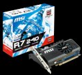 MSI R7 240 2GD3 LP (AMD Radeon R7 240, 2048 DDR3, 128 bits, PCI Express x8 3.0)
