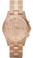MARC JACOBS Unisex Henry Classic Chronograph Rose Gold Watch 37mm MBM3074