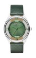 MARC JACOBS Tether Three Hand Leather Watch - Green 36mm MBM1383