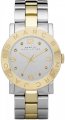 MARC JACOBS Amy Silver Dial Two-Tone Stainless Steel Ladies Watch 36mm MBM3139