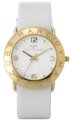 MARC JACOBS Amy White Dial Gold-tone White Leather Ladies Watch 36mm MBM1150