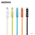 Cáp remax Aurora 2 trong 1 (Lightning + Micro USB)