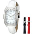 Đồng hồ Thụy Sỹ nữ Invicta Women's 13612 Lupah Crystal-Accented Watch with Interchangeable Patent-Leather Band