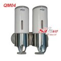 Bình đựng nước rửa tay Inox treo tường đôi Safevn QM04