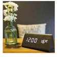 Đồng hồ LED Khối gỗ (Wooden Digital Alarm Clock)