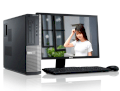 Máy tính Desktop Dell OPTIPLEX 790 SFF - V01  (Intel Core i3-2100 3.4Ghz, RAM 4GB, HDD 320GB, VGA Intel HD Graphics 2000, Màn hình Dell 19inch, Win 8)