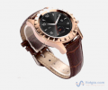 Đồng hồ thông minh Smartwatch S2 Bluetooth Gold PU Leather