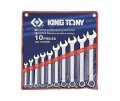 Bộ cờ lê đầu tròng, đầu mở 10 chiếc 8-24mm Kingtony 1210MR