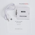 Đầu chuyển VGA to HDMI mini có hỗ trợ nguồn 5V