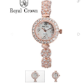 Đồng hồ Royal Crown 63804 dây đá vàng hồng (Rose Gold)