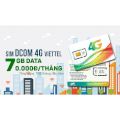Sim Data Viettel 7GB/tháng