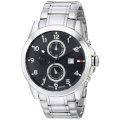 Đồng hồ Tommy Hilfiger Men's 1710296 Classic Stainless Steel Black Subdial Watch VN-B005TKHRNY