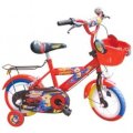 Xe đạp 4 bánh Nhựa Chợ Lớn 14 inch (4-5 Tuổi) Màu cam