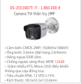 Camera chuẩn hd 2.0 megapixel hikvision 2ce16d7t
