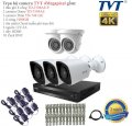Trọn bộ 5 camera an ninh TVT 4 Megapixel TD-7441AE-5 Full 4K